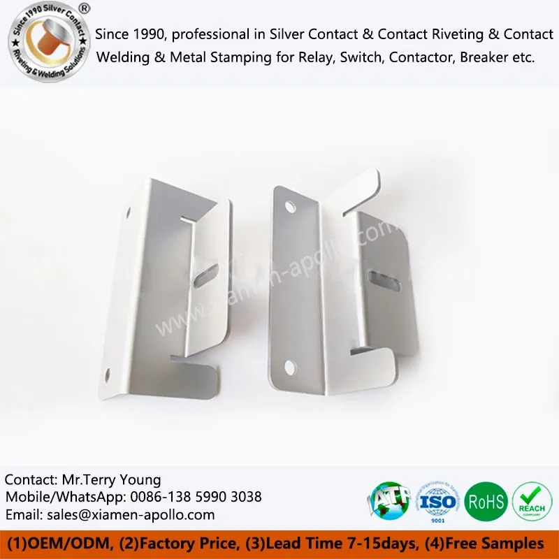 Pinces centrales solaires en aluminium