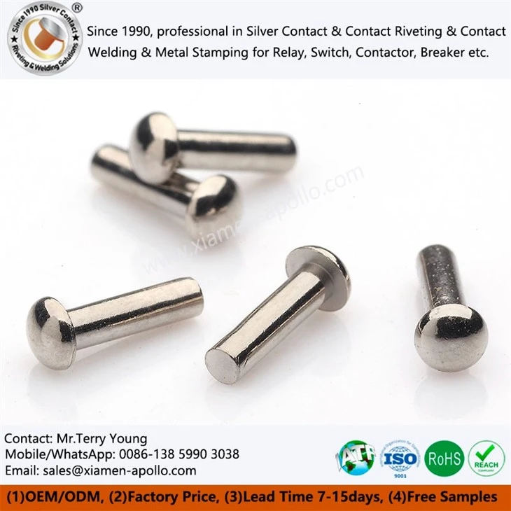 Nickel-Plated Copper Contacts Nickel-Plated Copper Contacts