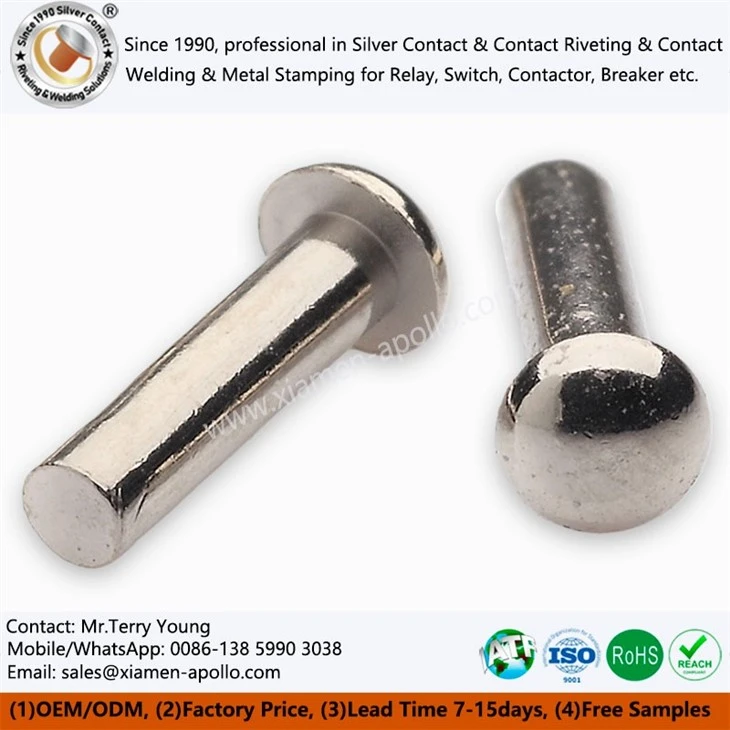 Nickel Coated Electrical Contacts Nickel Coated Electrical Contacts