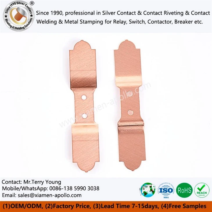 Copper Pressed Stamped Parts