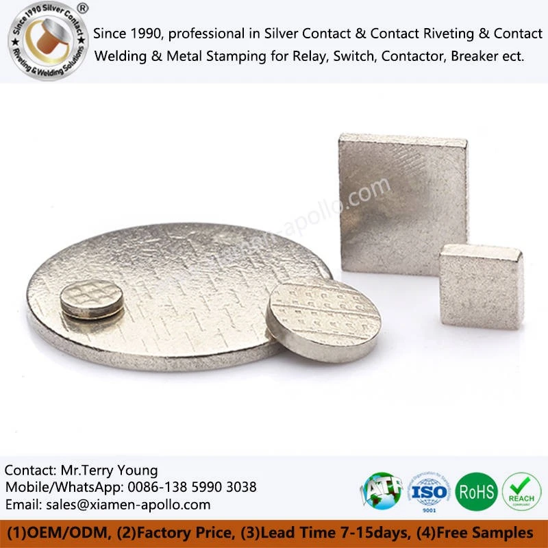 Electric Resistance Spot Welding Silver Contact Electric Resistance Spot Welding Silver Contact