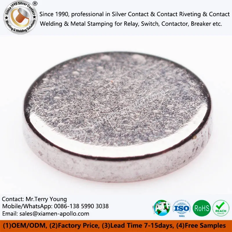 Pure Tungsten Discs Pure Tungsten Discs