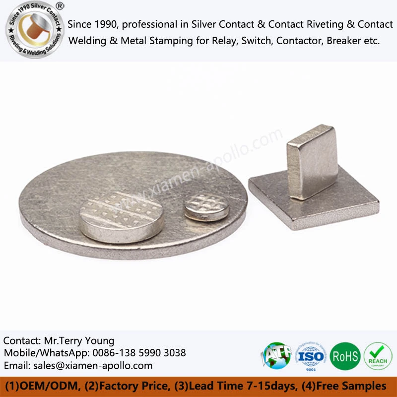 Electrical Brazing Welded Silver Contacts Electrical Brazing Welded Silver Contacts