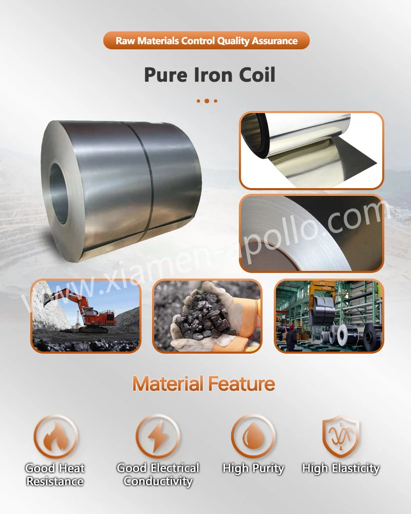 Pure Iron Coil for Core Pin for Relay Pure Iron Coil for Core Pin for Relay