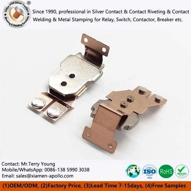 Beryllium Copper Punch Contact Riveted Terminals Beryllium Copper Punch Contact Riveted Terminals