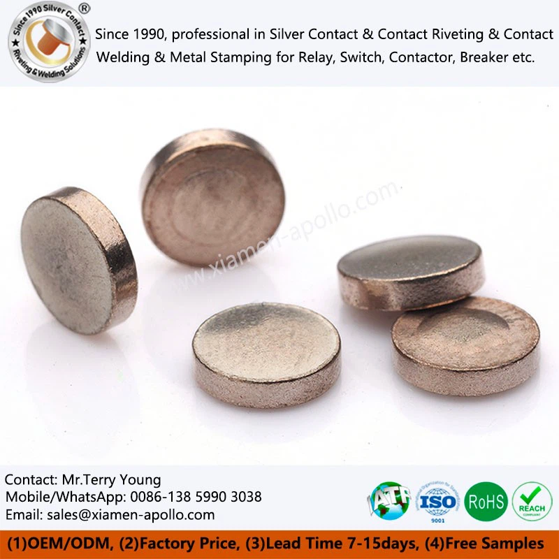 Brazed Silver Electrical Contacts