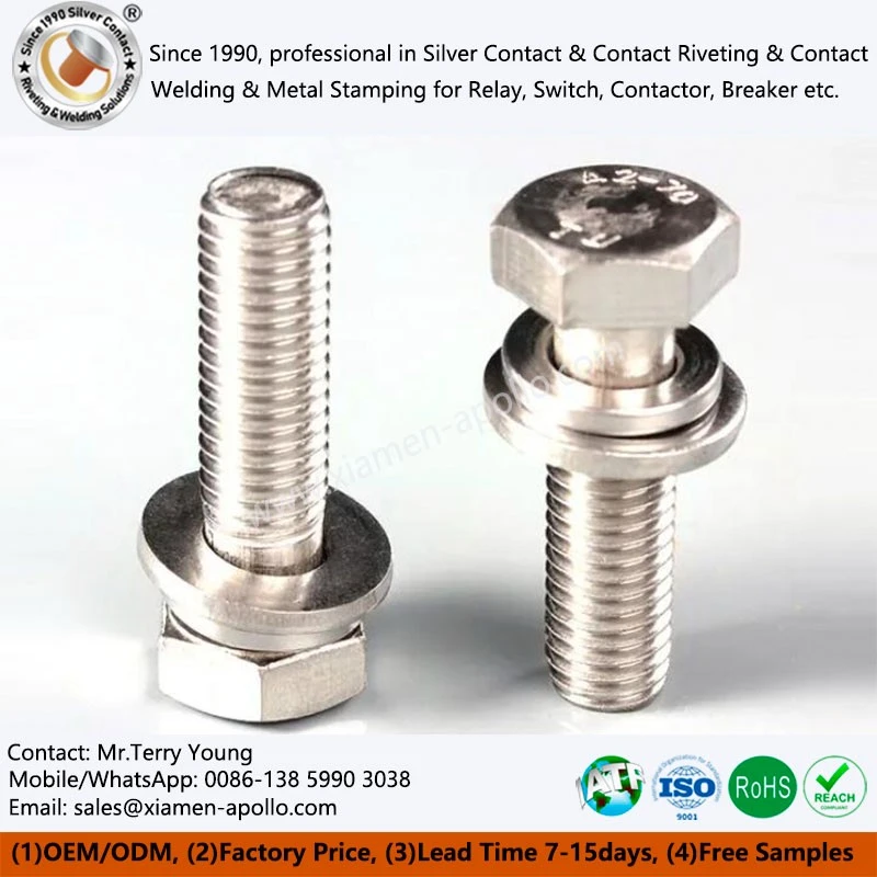 M10 304 Stainless Steel Hex Bolt Screw Nut Flat Washer Combination - M10 304 Stainless Steel Hex Bolt Screw Nut Flat Washer Combination -